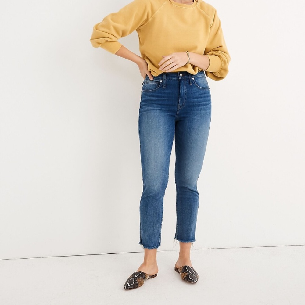 EUC | Madewell | Stovepipe Jeans in Chancery Wash